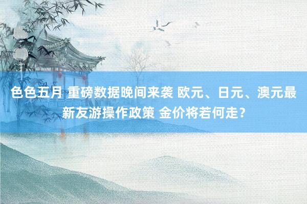 色色五月 重磅数据晚间来袭 欧元、日元、澳元最新友游操作政策 金价将若何走？