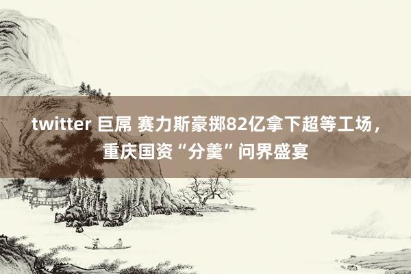 twitter 巨屌 赛力斯豪掷82亿拿下超等工场，重庆国资“分羹”问界盛宴