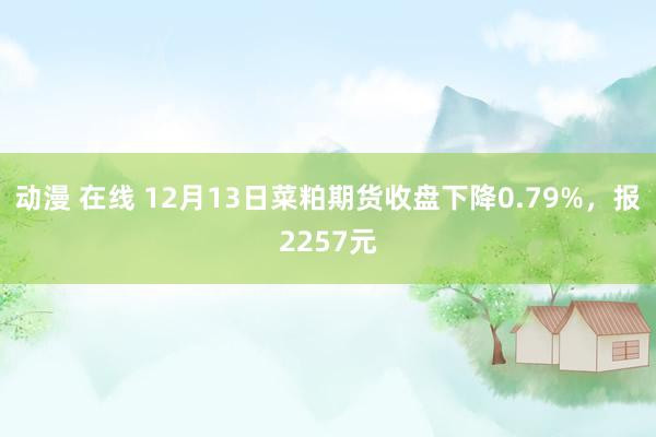 动漫 在线 12月13日菜粕期货收盘下降0.79%，报2257元