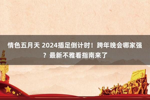 情色五月天 2024插足倒计时！跨年晚会哪家强？最新不雅看指南来了