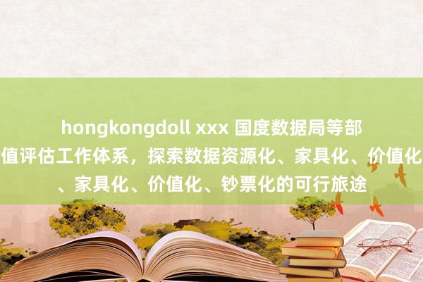 hongkongdoll xxx 国度数据局等部门：健全数据资源价值评估工作体系，探索数据资源化、家具化、价值化、钞票化的可行旅途